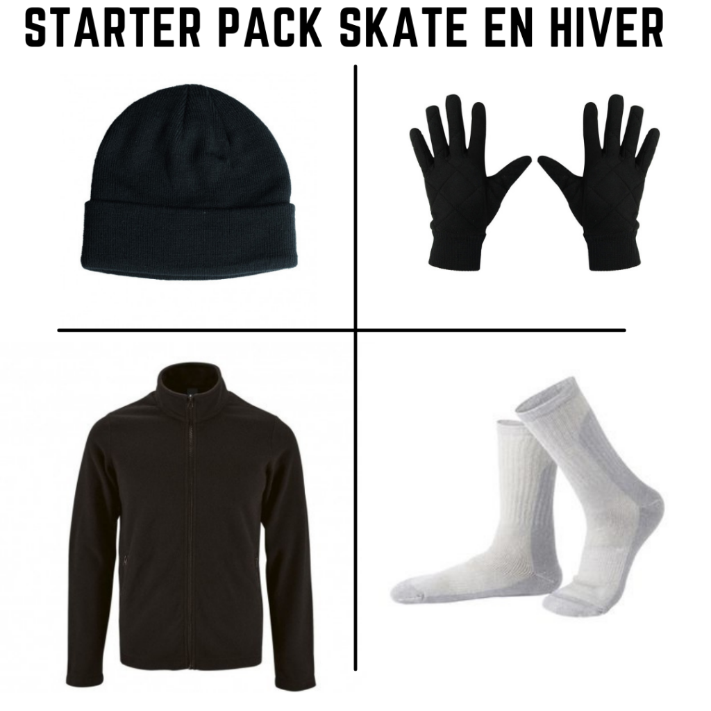 Skateboard : habits d'hiver