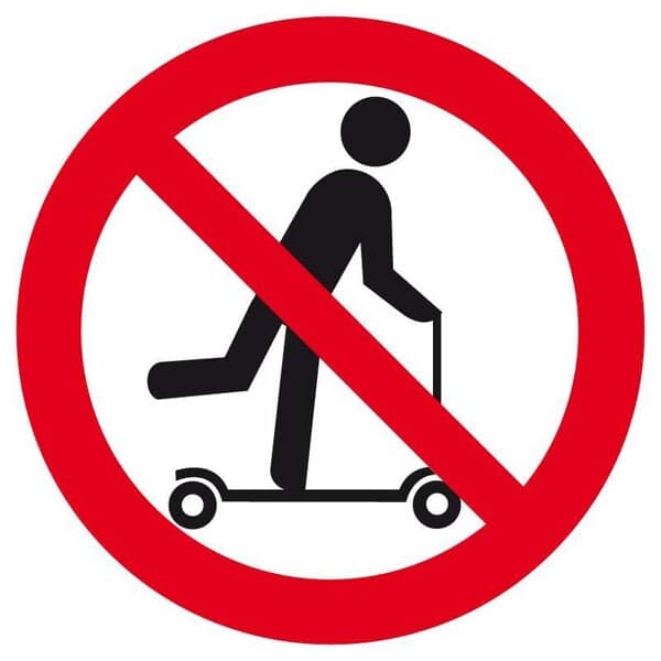 Skatepark interdit aux trottinettes