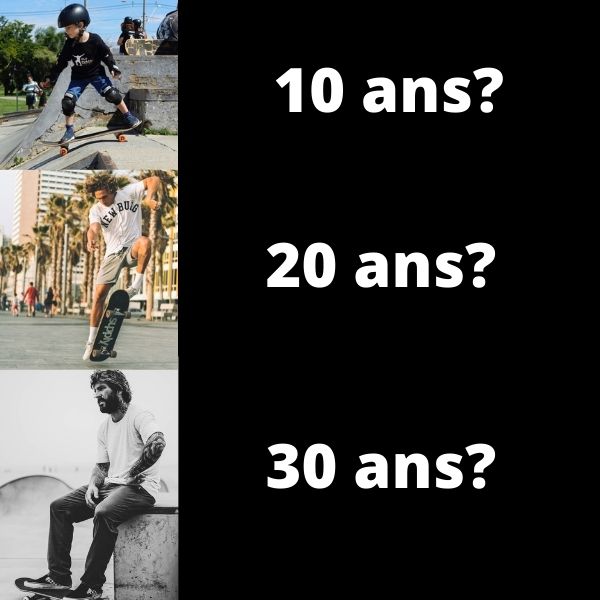 Quel est le meilleur âge pour commencer le skate?